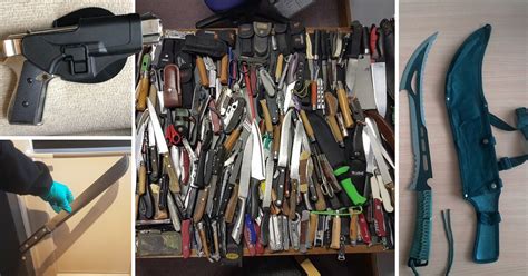 Police Seize Hundreds Of Weapons In Knife Crime Crackdown In London
