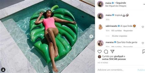 Maisa Silva aparece pleníssima em fotos na piscina