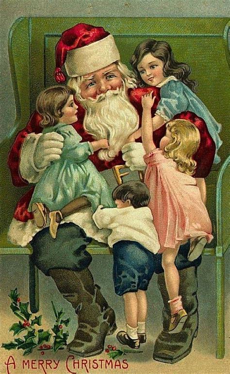 17 Best Images About Christmas Vintage Santa On Pinterest Vintage