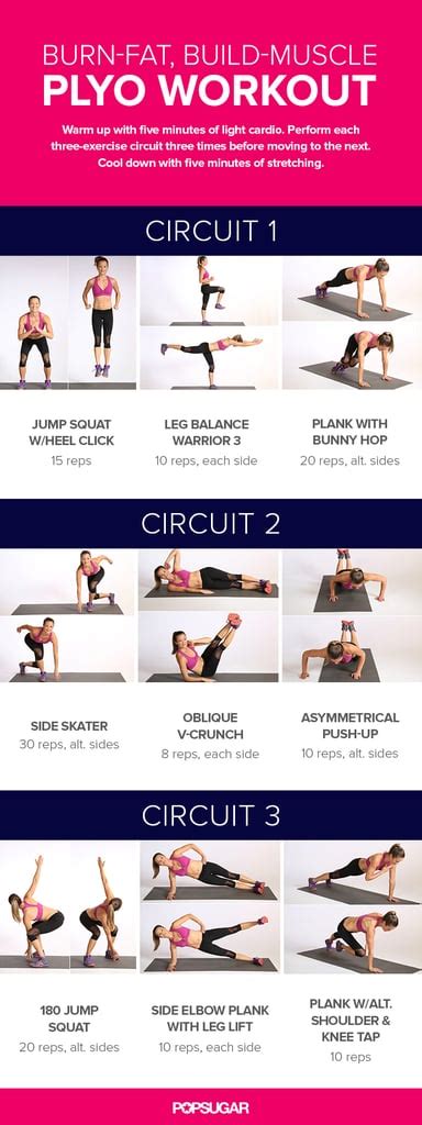 The Workout Circuit Workout With Plyometrics Popsugar Fitness Photo 11
