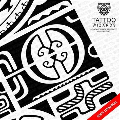 Wairua Te Whawhai Battle Spirit Maori Warrior Tattoo Stencil Template