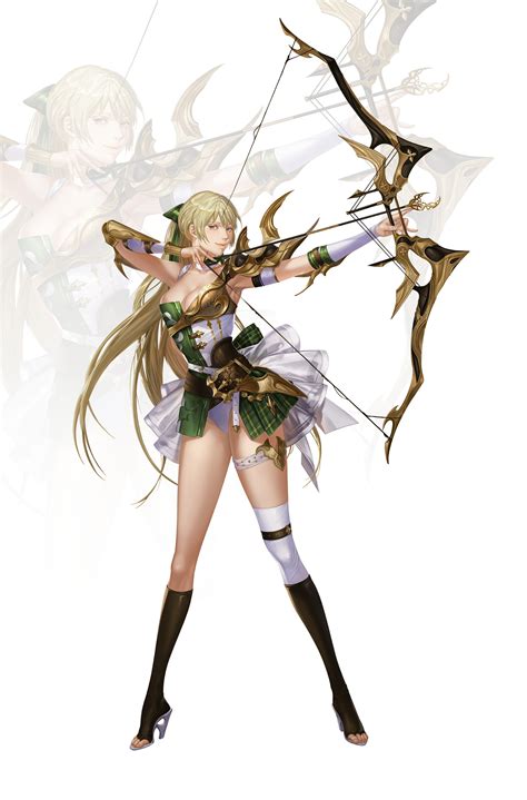 Byulra 💕 Female Archer Character Design