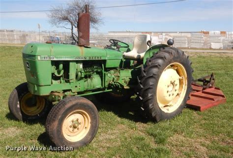 John Deere 1130 Tractor In Oklahoma City Ok Item Hg9643 Sold