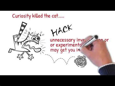 Yet, as with all idiomatic expressions, you can't necessarily understand the phrase purely from the words used. Idioms: Curiosity killed the cat - YouTube