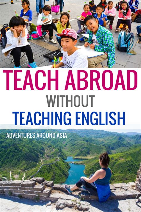 10 Unique Teach Abroad Jobs How To Teach Abroad Without Teaching