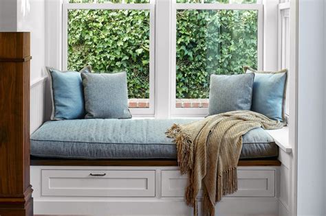 Nautical style window seat design. All About Window Seats | Bedroom seating, Window seat, Seating