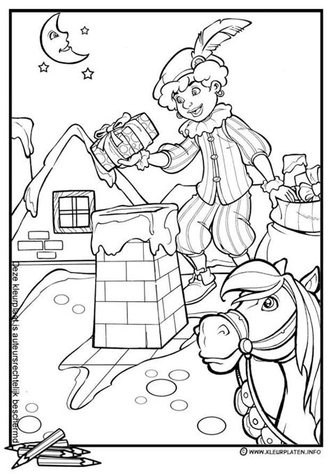 zwarte_piet_kleurplaten_02.jpg (622×890) Sinterklaas, Kleurplaten
