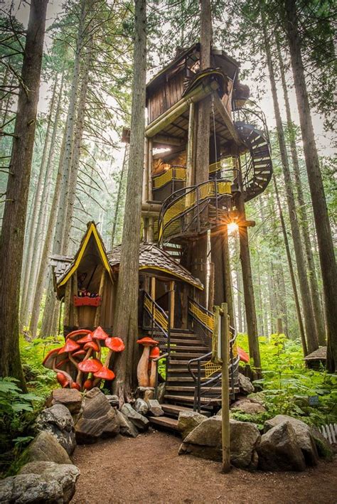 The Tallest Treehouse In Canada The Enchanted Forest Just Outside