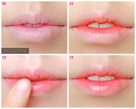 Seoulstine Korean Gradientombre Lips W Ysl Rouge Pur Couture Glossy Stains