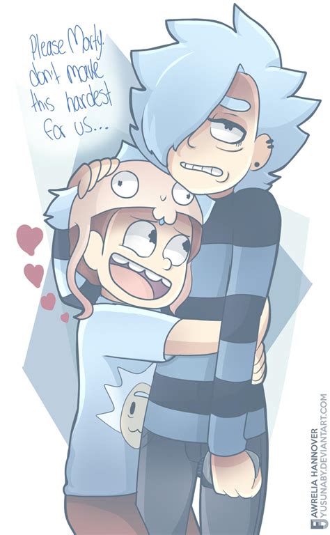 Rick N Morty In Love~ By Yusunaby On Deviantart