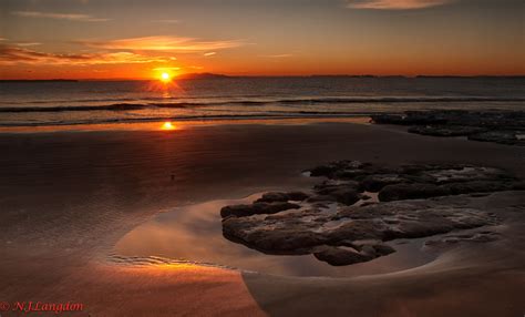 Sunrise On Beach Haven Lbi By John Prause