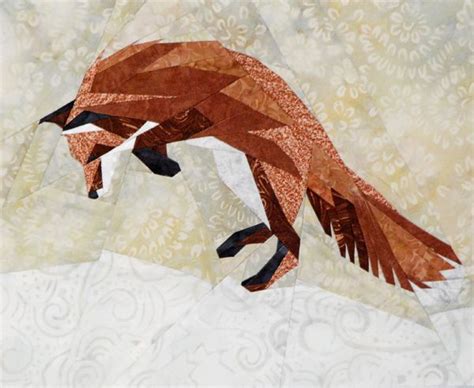 Silver Linings Quilting Pattern Jumping Fox Paper Pieced Quilt