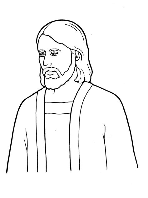 Lds Jesus Christ Coloring Pages Sketch Coloring Page | Jesus coloring