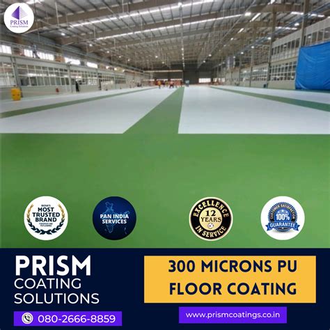 300 Microns Polyurethane Floor Coating For Industrial Use At Rs 25sq