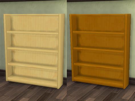 The Sims Resource Acnh Wooden Bookshelf Empty