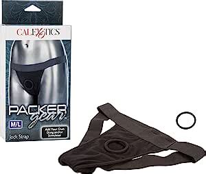 Calexotics Packer Gear Black Jock Strap Harness Adult Sex Toy Strap