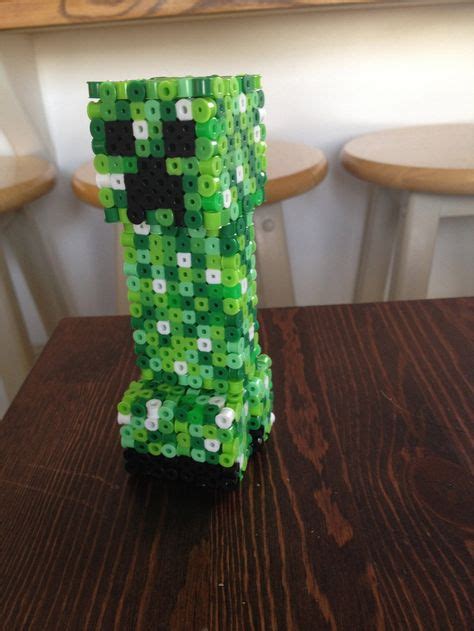 Minecraft Creeper Perler Beads By Perler Princess On Deviantart Con