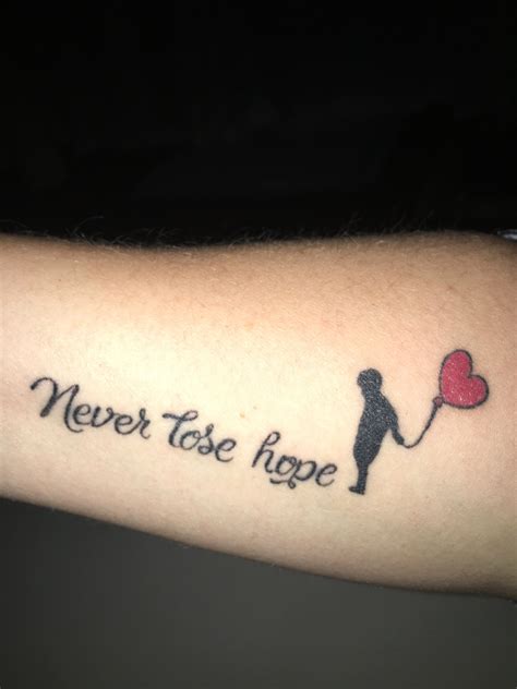 My Never Lose Hope Tatoo ️ Ma Tattoo Hope Tattoo New Tattoos