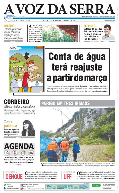 Edição De 8 De Fevereiro De 2019 Jornal A Voz Da Serra