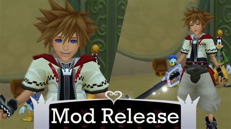 Kh2fm Mod Release Roxas Outfit For Normal Sora Drive Forms Youtube