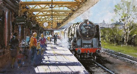 Railway Paintings — Gerald Green Railroad Art Steam Art Railway