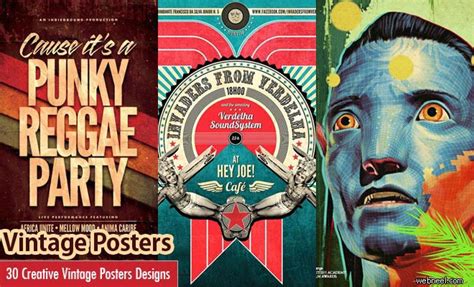 30 Creative Vintage Posters Design Examples From Around The World