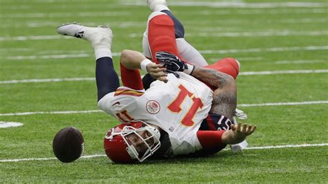 Fumbles Piled Up For Kansas City Chiefs In Loss To Texans Kansas City
