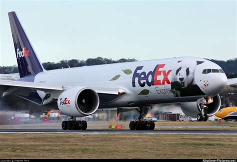 N892fd Fedex Federal Express Boeing 777f At Edinburgh Photo Id