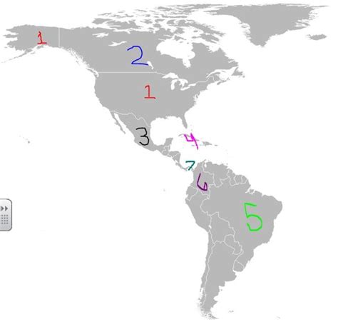 Places To Know Americas Diagram Quizlet