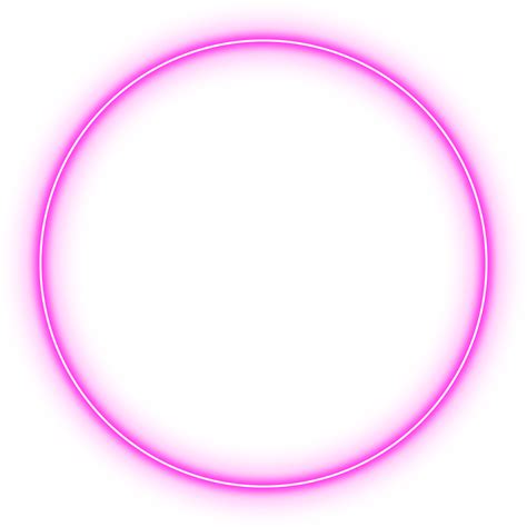 Transparent Neon Circle Neon Rainbow Circle Png Png Download 1024x1024