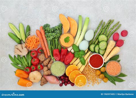 Healthy Lifestyle Vegetarian Health Food Stock Image Image Of Booster