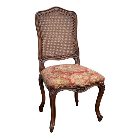 Provencal French Dining Chair With Timber And Cane