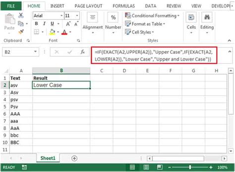 There is no keyboard shortcut to change the case of highlighted text in a cell. How to Identify Lower Upper Case Letters in Excel 2010
