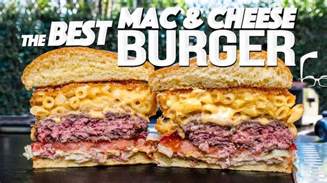 The Best Mac And Cheese Burger Forget All The Others Sam The Cooking Guy Youtube