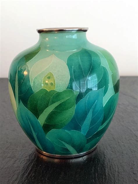 Ando Jubei A Japanese Plique A Jour Vase By Ando Jubei Company