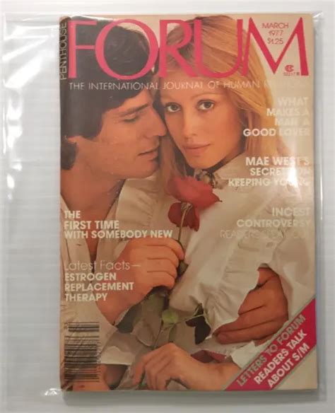 vintage penthouse forum magazine digest march 1977 12 95 picclick