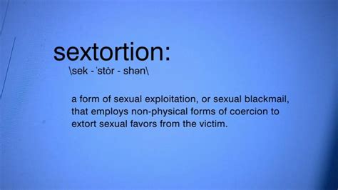 Sextortion Warning News Division Of Public Safety And Security