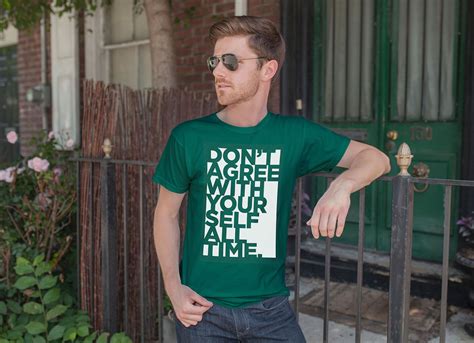 Download Free Mens T-Shirt Mockup PSD | Shirt mockup, Mens tshirts ...