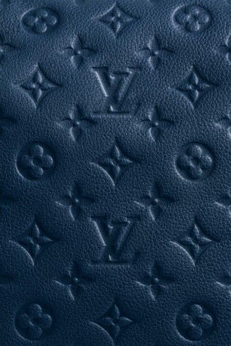 Louis vuitton maison champs élysées. Louis Vuitton Blue leather traditional pattern | Louis ...
