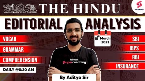 The Hindu Editorial Analysis Hindu News Analysis March