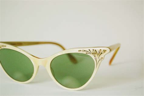 Vintage French Cat Eye Sunglasses Etsy Cat Eye Sunglasses