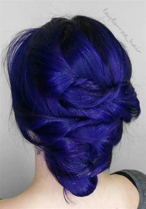 20 Dark Blue Hairstyles That Will Brighten Up Your Look