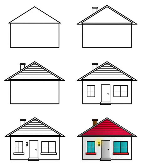 Of houses to draw house drawing easy with narration. Drawing cartoon houses