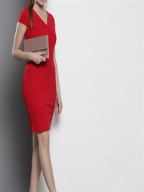 Buy Dorothy Perkins Women Red Solid Sheath Dress Dresses For Women 5529290 Myntra