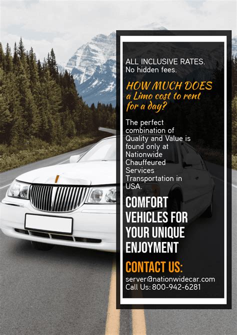 How much does a limo ride cost? How Much Does A Limo Cost To Rent For A Day - (800) 942-6281