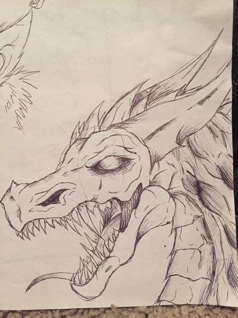 Dragon Head Side Profile By ~the Musedragon On Deviantart Art