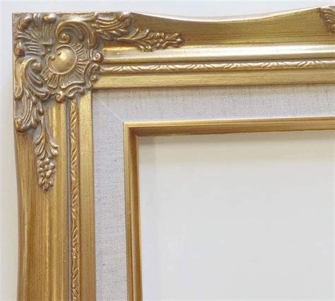 Tp Picture Frame Only 8x10 Old Gold Ornate Antique Style