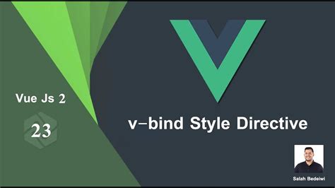 V Bind Style Directive Vue Js Arabic Vue Js Youtube