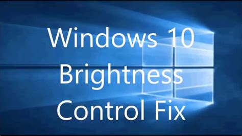 How To Fix Windows 10 Brightness Control Not Working Problem Vrogue