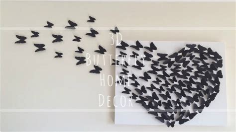 If you haven't already, subscribe, become a. DIY: 3D Butterfly Wall Decor - YouTube